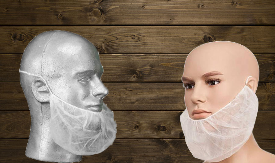 D004 - Disposable beard cover

