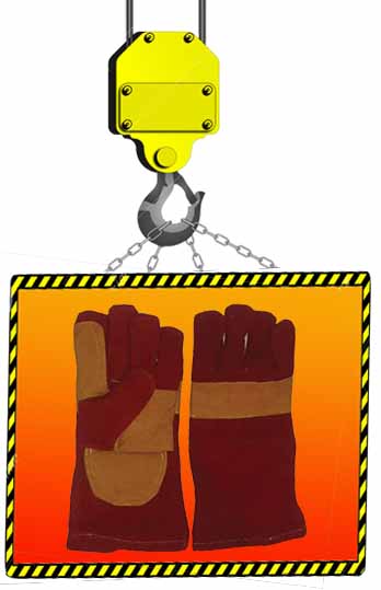 
G014 - 
Welding leather gloves 35 cm 