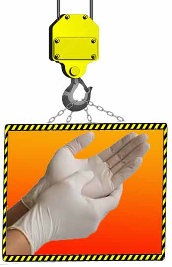 
G019 - 
Medical latex gloves 