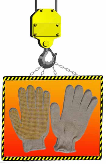 
G008 - 
Cotton dotted gloves 