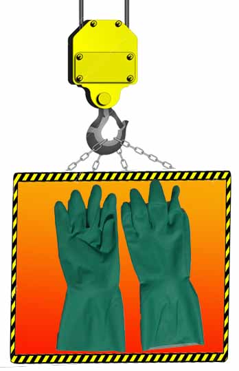 G002
 - Nitrile glove anti-acid
