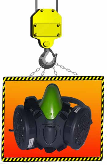 M010 - 
Leather muzzle with 2 filters
