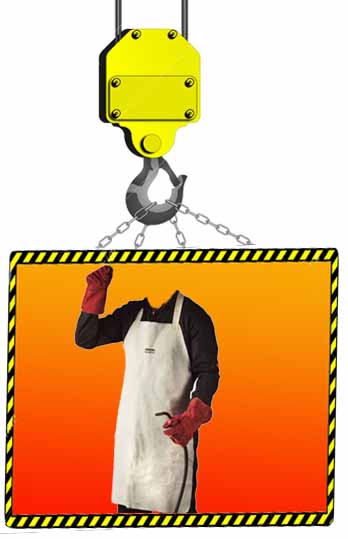 U012 - 
apron leather chrom
