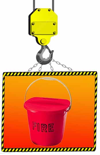F011 - 
Fire bucket
