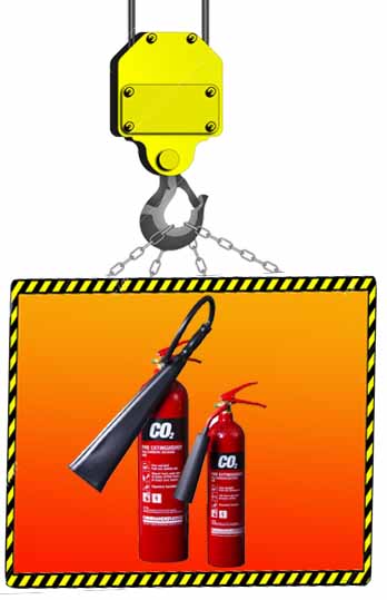 F003 - 
Powder fire extinguisher
